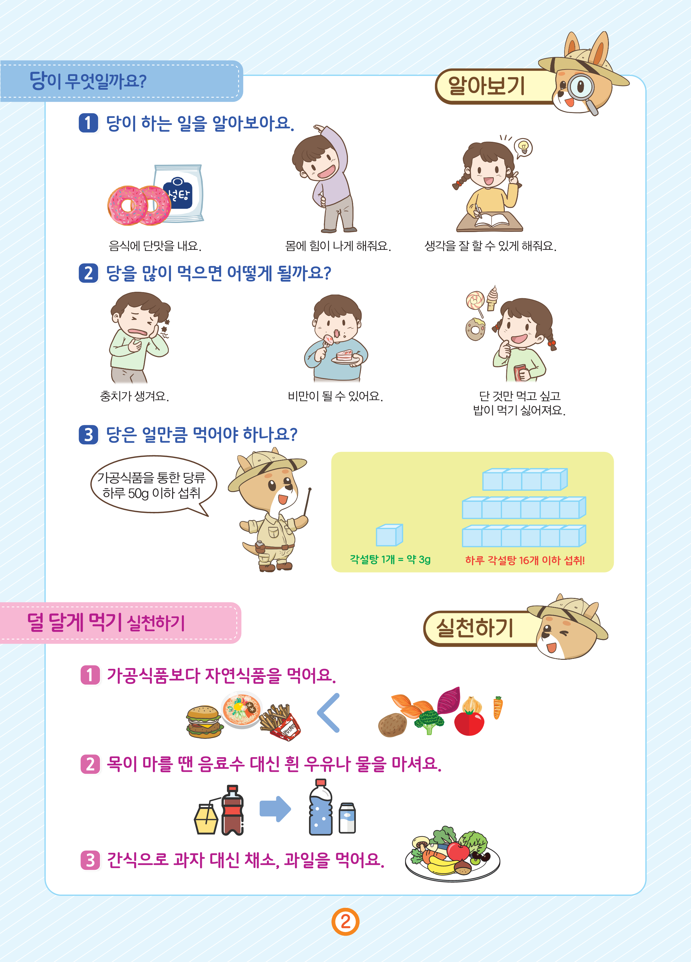 나트륨은 체내 수분을 조절하고 영양소 흡수를 도와주며 근육을 움직이게 해줘요. 그치만 많이 먹으면 위 점막을 자극해 위암을 일으킬 수 있고, 혈관 손상으로 인해 심장질환을 일으킬 수 있으며 뇌출혈, 골다공증 같은 병도 유발할 수 있죠. 나트륨의 하루 섭취량은 2000mg으로 소금 5g 정도랍니다. 일상에서 쉽게 접하는 외식 메뉴들은 대부분 나트륨 함량이 높아요.